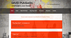 Desktop Screenshot of davidpunshon.com